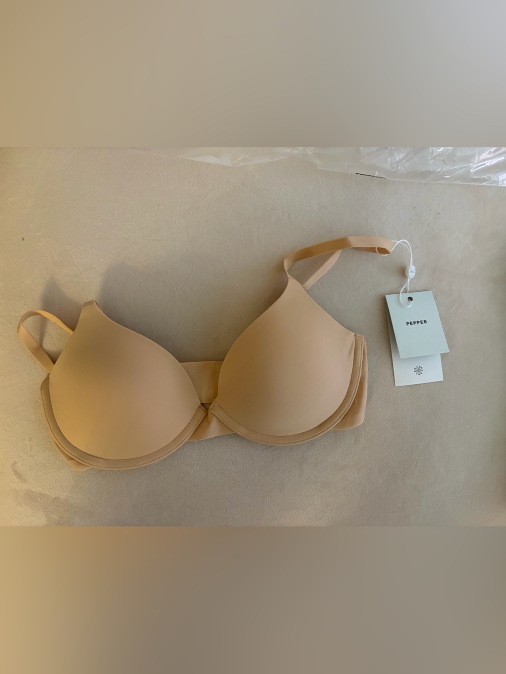 Pepper Nude T-Shirt Bra - Smooth Light Beige Support